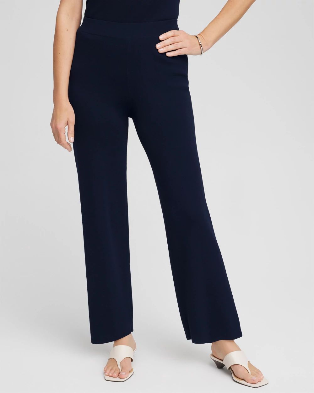 Travelers™ Sweater Knit Wide-Leg Pants | Chico's